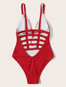 Mesh<b style="color:White;"><font size="1"> -</font></b>Panel One Piece Swimsuit