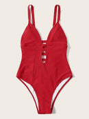 Mesh<b style="color:White;"><font size="1"> -</font></b>Panel One Piece Swimsuit