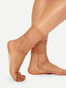 Star<b style="color:White;"><font size="1"> -</font></b>Decor<b style="color:White;"><font size="1"> -</font></b>Slouch Net Socks 2pairs