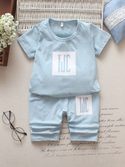 Toddler<b style="color:White;"><font size="1"> -</font></b>Boys<b style="color:White;"><font size="1"> -</font></b>Letter Print Tee With Pants