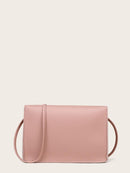 Metallic<b style="color:White;"><font size="1"> -</font></b>Detail Flap Crossbody Bag