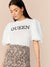 Letter<b style="color:White;"><font size="1"> -</font></b>Print Puff Sleeve Top