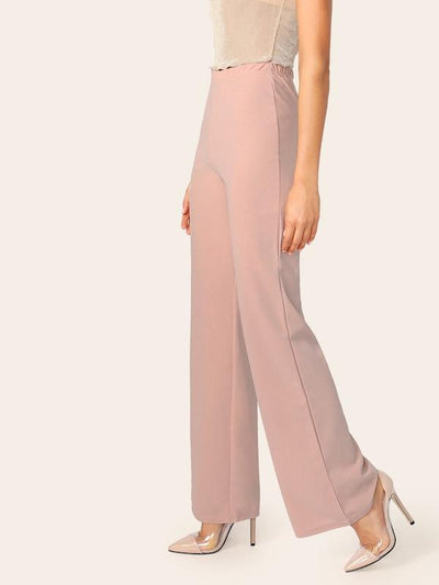 Flare<b style="color:White;"><font size="1"> -</font></b>Leg Solid Pants