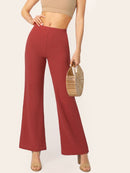 Flare<b style="color:White;"><font size="1"> -</font></b>Leg Solid Pants