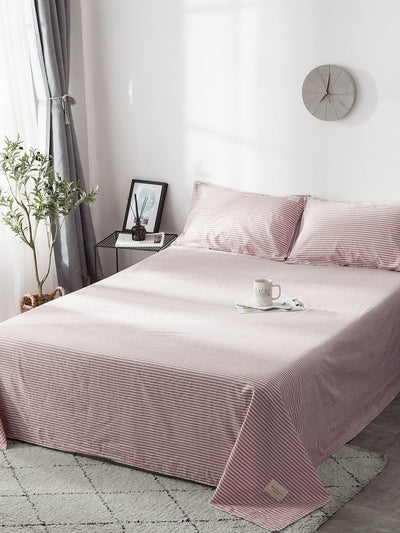 Striped<b style="color:White;"><font size="1"> -</font></b>Pattern Print Flat Sheet