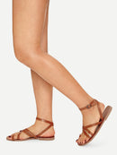 Strappy<b style="color:White;"><font size="1"> -</font></b>Flat Sandals