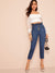 Light<b style="color:White;"><font size="1"> -</font></b>Wash<b style="color:White;"><font size="1"> -</font></b>Button Fly Paperbag Waist Jeans