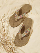 Plaited<b style="color:White;"><font size="1"> -</font></b>Detail Flip Flops