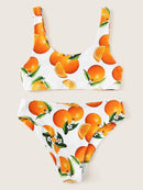 Random<b style="color:White;"><font size="1"> -</font></b>Orange<b style="color:White;"><font size="1"> -</font></b>Print<b style="color:White;"><font size="1"> -</font></b>Tank Top With Panty Bikini Set
