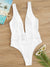 Double<b style="color:White;"><font size="1"> -</font></b>V<b style="color:White;"><font size="1"> -</font></b>Neck Belted One Piece Swimsuit