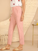 Drawstring<b style="color:White;"><font size="1"> -</font></b>Waist Slant Pocket Pants