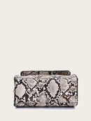 Snakeskin<b style="color:White;"><font size="1"> -</font></b>Print Satchel Bag