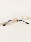 Metal<b style="color:White;"><font size="1"> -</font></b>Frame Cat Eye Glasses