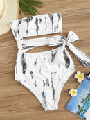 Cut-out<b style="color:White;"><font size="1"> -</font></b>Side<b style="color:White;"><font size="1"> -</font></b>Bandeau One Piece Swimwear