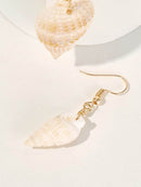 Seashell<b style="color:White;"><font size="1"> -</font></b>Design<b style="color:White;"><font size="1"> -</font></b>Mismatched Drop Earrings 1pair