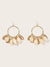 Seashell<b style="color:White;"><font size="1"> -</font></b>Decor<b style="color:White;"><font size="1"> -</font></b>Hoop Drop Earrings 1pair