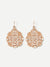 Hollow<b style="color:White;"><font size="1"> -</font></b>Flower<b style="color:White;"><font size="1"> -</font></b>Design Drop Earrings 1pair