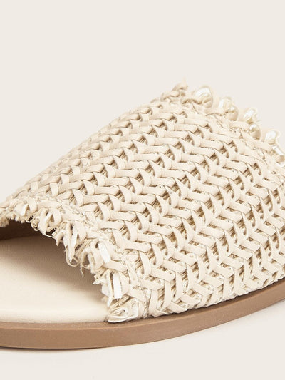 Plaited Flat Slippers