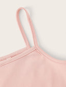 Girls<b style="color:White;"><font size="1"> -</font></b>Scallop<b style="color:White;"><font size="1"> -</font></b>Trim Crop Solid Cami Top