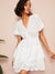 Embroidery<b style="color:White;"><font size="1"> -</font></b>Eyelet<b style="color:White;"><font size="1"> -</font></b>Insert Tiered Hem Dress