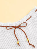 Crochet<b style="color:White;"><font size="1"> -</font></b>Drawstring Waist Shorts