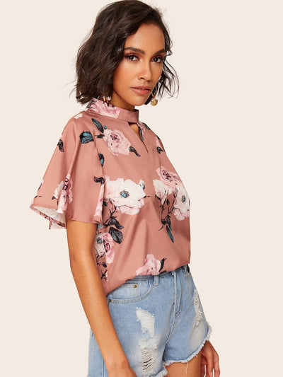 Floral Print Blouse