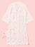 Floral<b style="color:White;"><font size="1"> -</font></b>Lace<b style="color:White;"><font size="1"> -</font></b>Sheer Lingerie Set With Robe