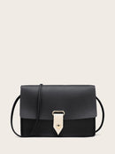 Metallic<b style="color:White;"><font size="1"> -</font></b>Detail Flap Crossbody Bag