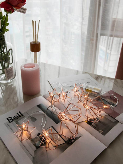 20pcs<b style="color:White;"><font size="1"> -</font></b>Geometric Bulb String Light