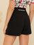 Button<b style="color:White;"><font size="1"> -</font></b>Fly<b style="color:White;"><font size="1"> -</font></b>Paperbag Waist Shorts With Rope