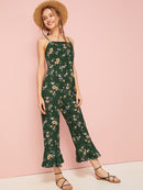 Floral<b style="color:White;"><font size="1"> -</font></b>Print Cami Jumpsuit