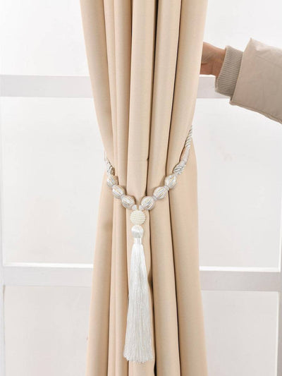 Faux<b style="color:White;"><font size="1"> -</font></b>Pearl<b style="color:White;"><font size="1"> -</font></b>Detail Curtain Tie 1pc