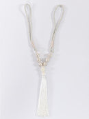 Faux<b style="color:White;"><font size="1"> -</font></b>Pearl<b style="color:White;"><font size="1"> -</font></b>Detail Curtain Tie 1pc