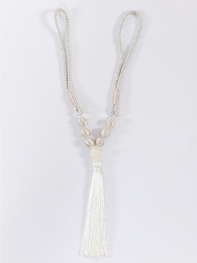 Faux<b style="color:White;"><font size="1"> -</font></b>Pearl<b style="color:White;"><font size="1"> -</font></b>Detail Curtain Tie 1pc