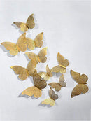 3D<b style="color:White;"><font size="1"> -</font></b>Butterfly Wall Decor 12pcs