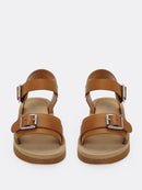 Single<b style="color:White;"><font size="1"> -</font></b>Band<b style="color:White;"><font size="1"> -</font></b>Buckled Ankle Low Flatform Sandals