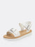 Single<b style="color:White;"><font size="1"> -</font></b>Band<b style="color:White;"><font size="1"> -</font></b>Buckled Ankle Low Flatform Sandals