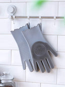 Silicone<b style="color:White;"><font size="1"> -</font></b>Cleaning Gloves 1pc