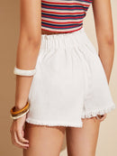 Waist Pocket<b style="color:White;"><font size="1"> -</font></b>Denim Shorts