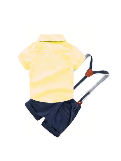 Toddler<b style="color:White;"><font size="1"> -</font></b>Boys<b style="color:White;"><font size="1"> -</font></b>Bow Tie Shirt With Shorts