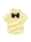 Toddler<b style="color:White;"><font size="1"> -</font></b>Boys<b style="color:White;"><font size="1"> -</font></b>Bow Tie Shirt With Shorts