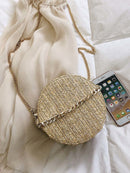 Braided<b style="color:White;"><font size="1"> -</font></b>Detail<b style="color:White;"><font size="1"> -</font></b>Round Shaped Chain Bag