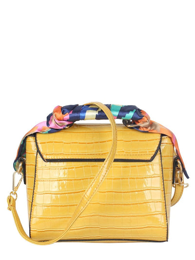 Twilly<b style="color:White;"><font size="1"> -</font></b>Scarf<b style="color:White;"><font size="1"> -</font></b>Push Lock Satchel Bag