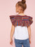 Girls<b style="color:White;"><font size="1"> -</font></b>Aztec<b style="color:White;"><font size="1"> -</font></b>Print Ruffle Trim Top