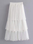 Tiered<b style="color:White;"><font size="1"> -</font></b>Layered Tulle Skirt