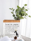 Letter<b style="color:White;"><font size="1"> -</font></b>Print<b style="color:White;"><font size="1"> -</font></b>Kraft Paper Flower Vase