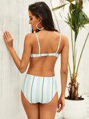 Random<b style="color:White;"><font size="1"> -</font></b>Striped<b style="color:White;"><font size="1"> -</font></b>Underwire<b style="color:White;"><font size="1"> -</font></b>Top With High Waist Bikini