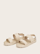 Two<b style="color:White;"><font size="1"> -</font></b>Part Flat Sandals