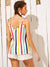 Colorful<b style="color:White;"><font size="1"> -</font></b>Striped Knot Cami Top