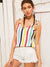 Colorful<b style="color:White;"><font size="1"> -</font></b>Striped Knot Cami Top